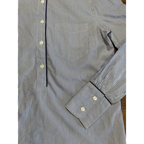 J.Crew Navy Stripped Button Down - Picture 3 of 7